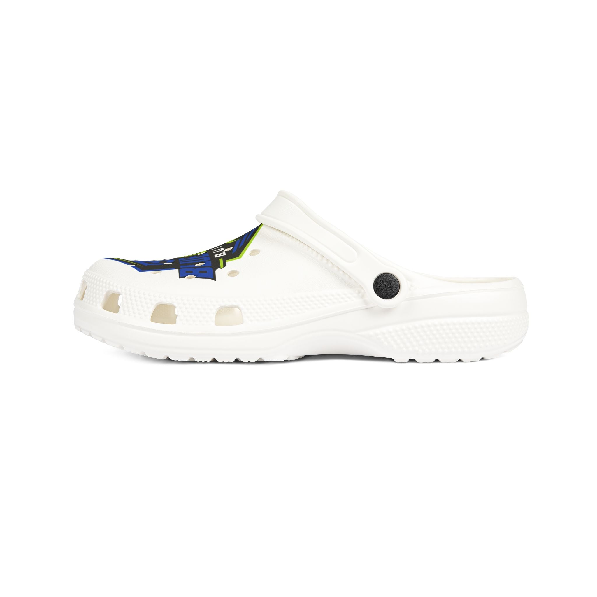 Built to Climb EVA Foam Clogs — Blue Collar Logo Slip-On Shoes