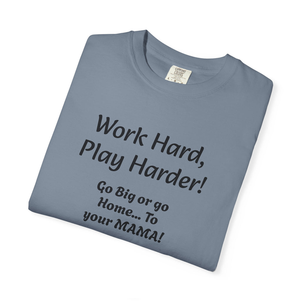 Work Hard Play Harder Truck T-Shirt — Blue Collar Built Graphic Tee