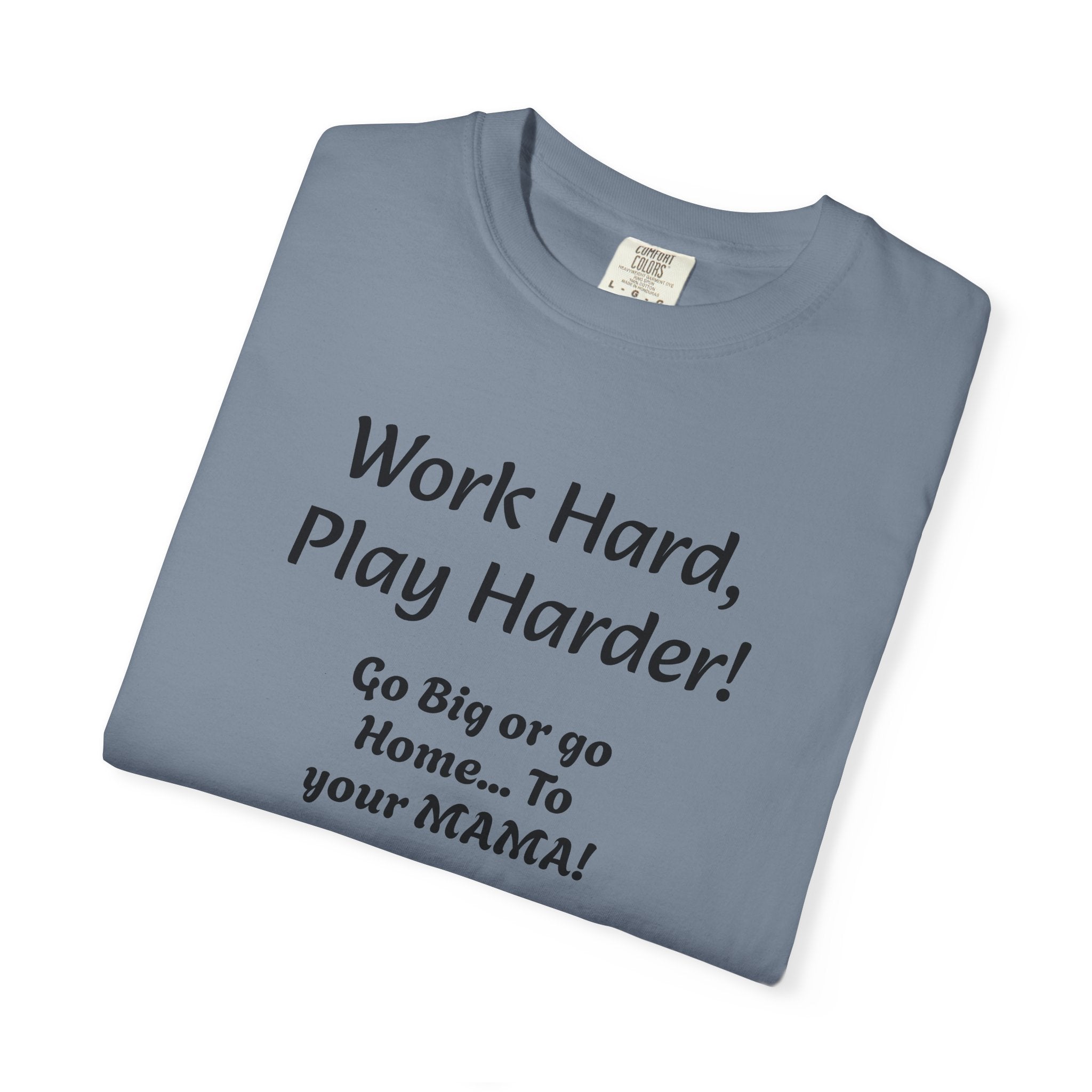 Work Hard Play Harder Truck T-Shirt — Blue Collar Built Graphic Tee