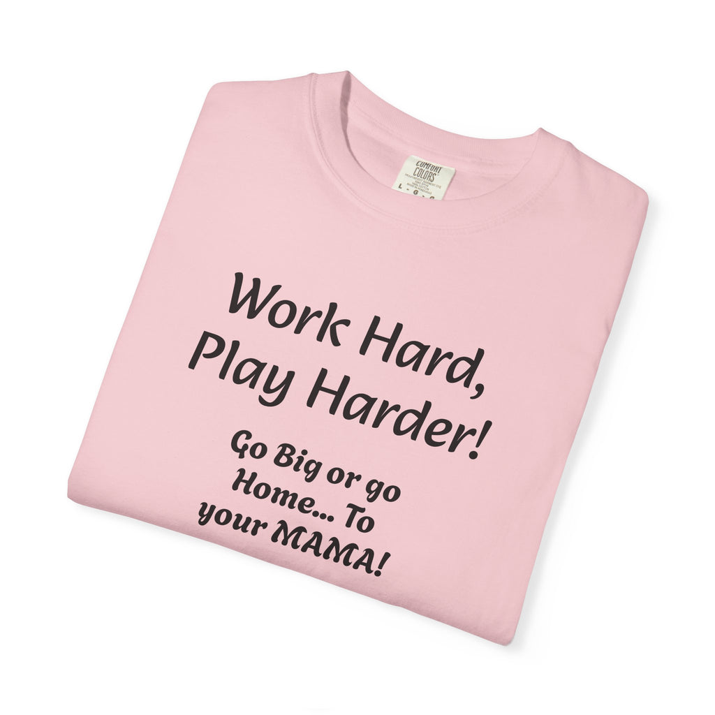 Work Hard Play Harder Truck T-Shirt — Blue Collar Built Graphic Tee