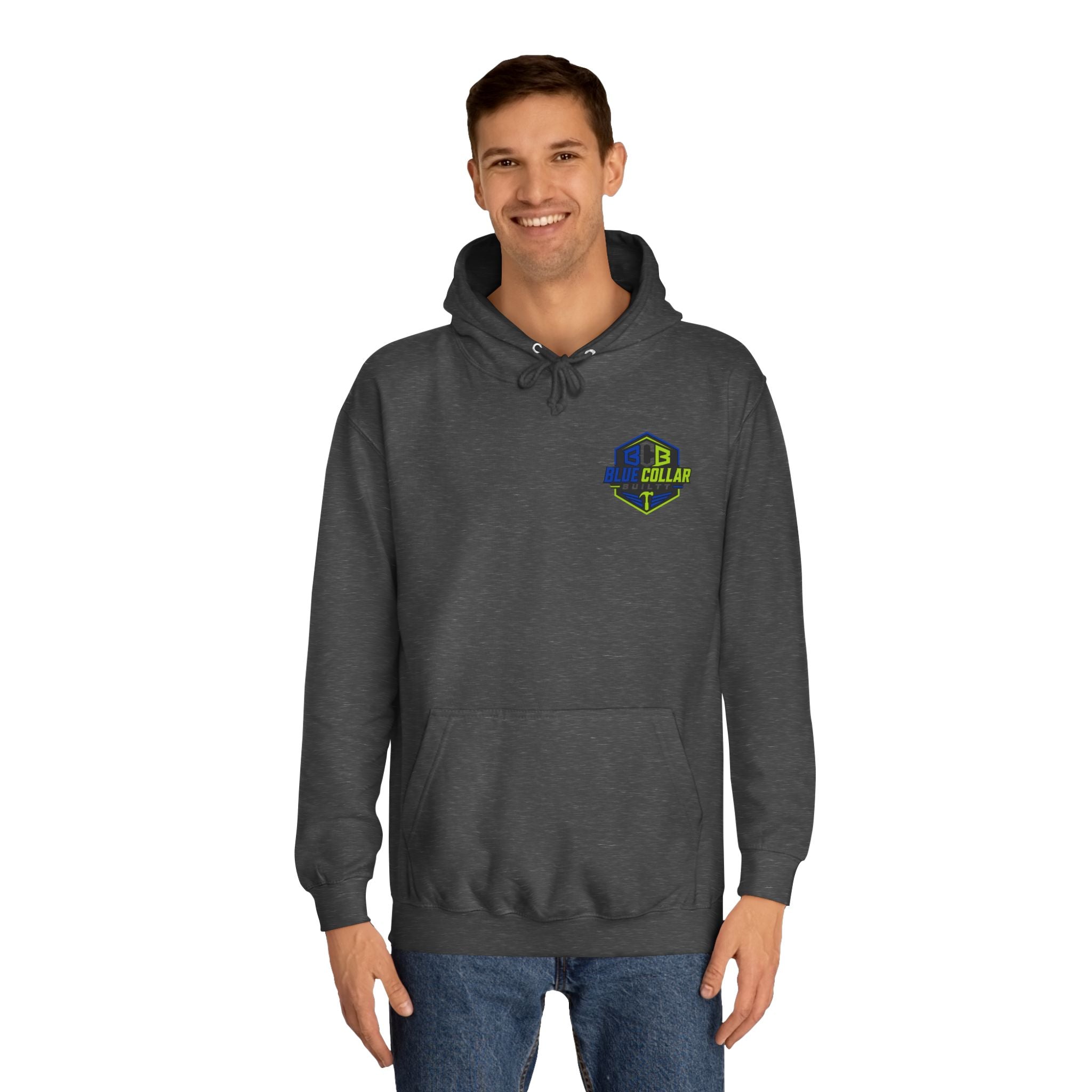 Unisex College Hoodie- Funny welder hoodie