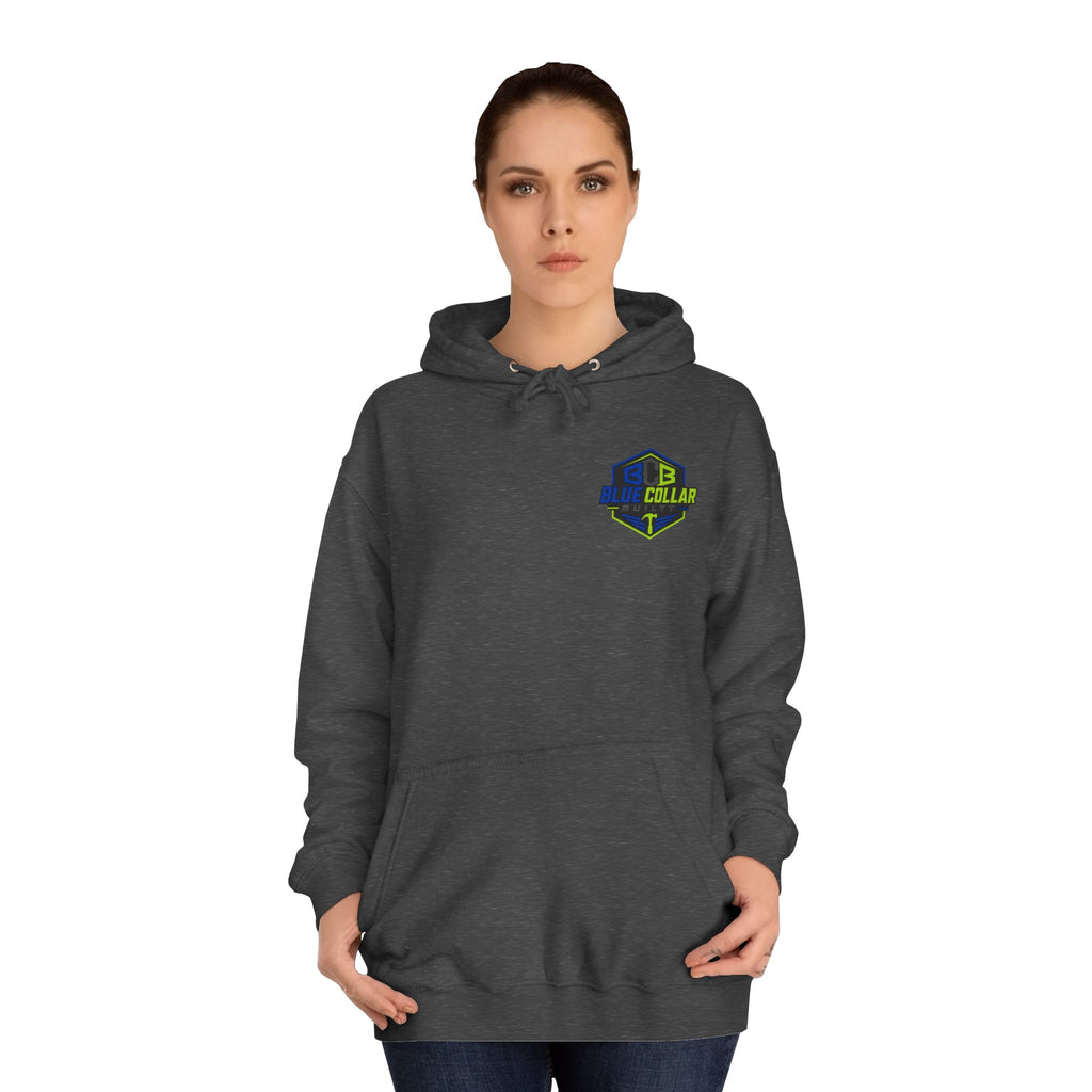 Unisex College Hoodie- Funny welder hoodie