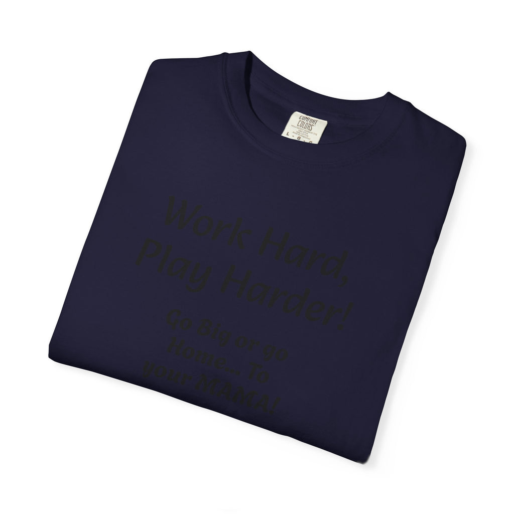 Work Hard Play Harder Truck T-Shirt — Blue Collar Built Graphic Tee