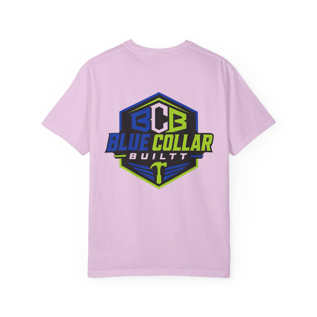 Blue Collar Built T-Shirt — "Protecting My Health By Getting The Job Done" Workwear Tee