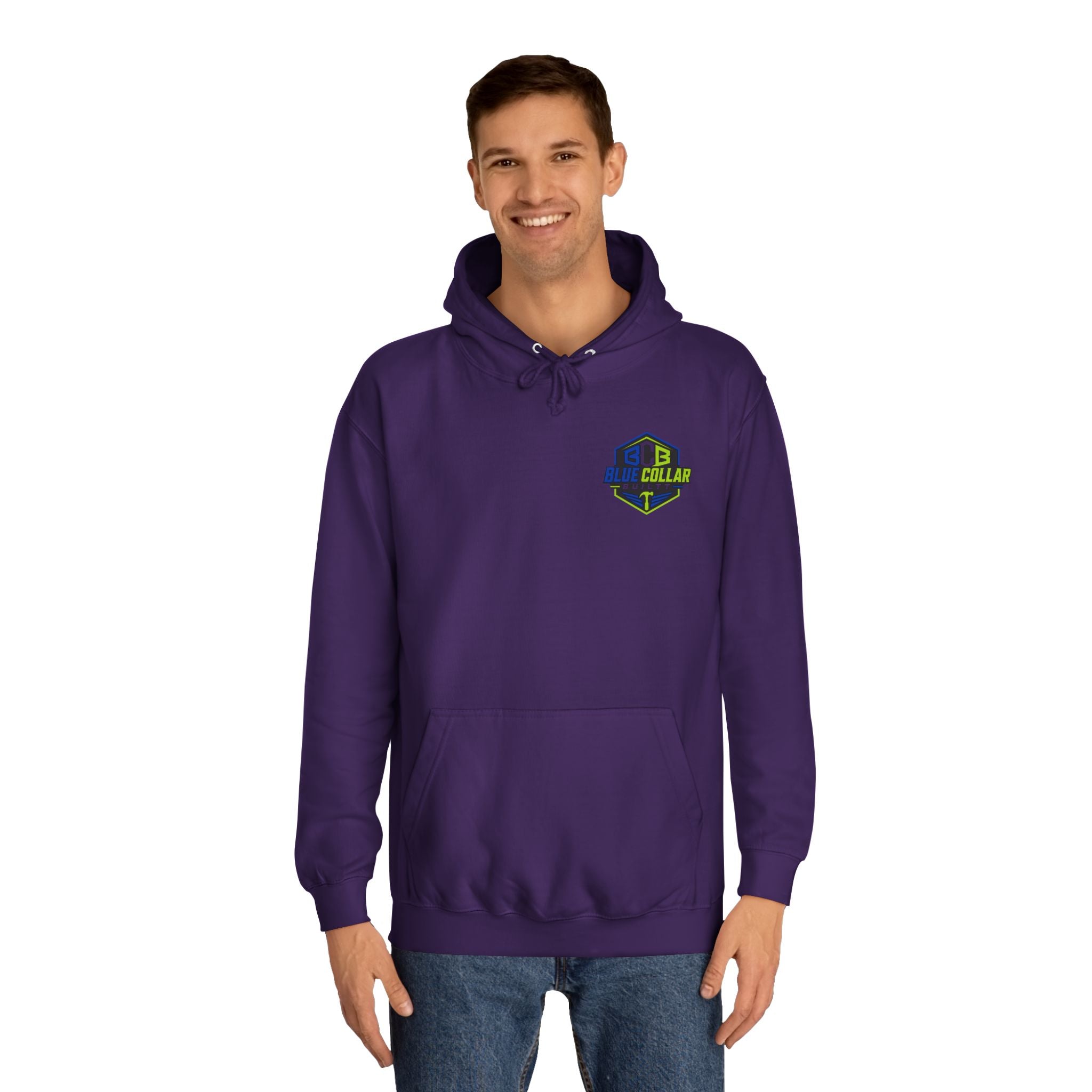 Blue Collar Daddy Hoodie — "Blue Collar Daddy: Dirty Hands, Busy Nights" Workwear Pullover