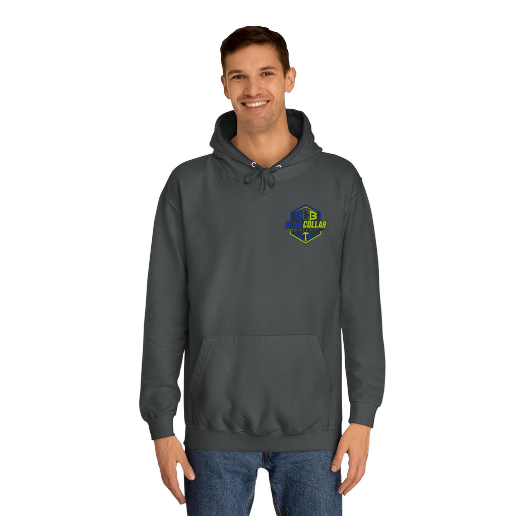 Unisex College Hoodie- Funny welder hoodie
