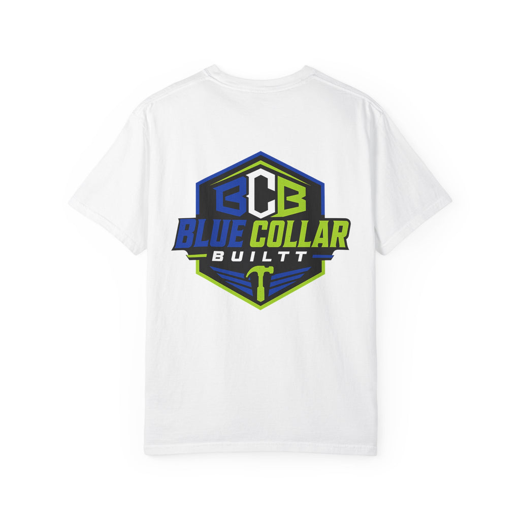 Blue Collar Built T-Shirt — "Protecting My Health By Getting The Job Done" Workwear Tee