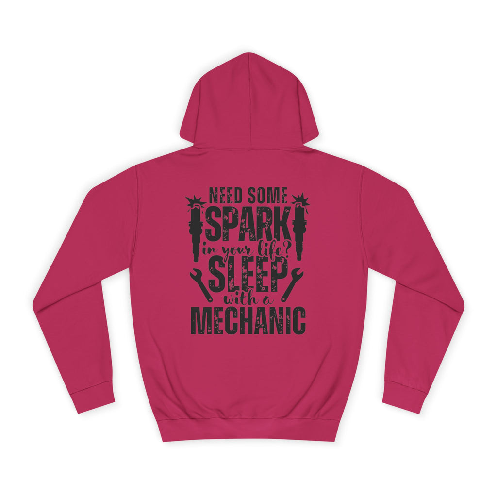 Mechanic Hoodie - "Need Some Spark" Funny Auto Technician Sweatshirt