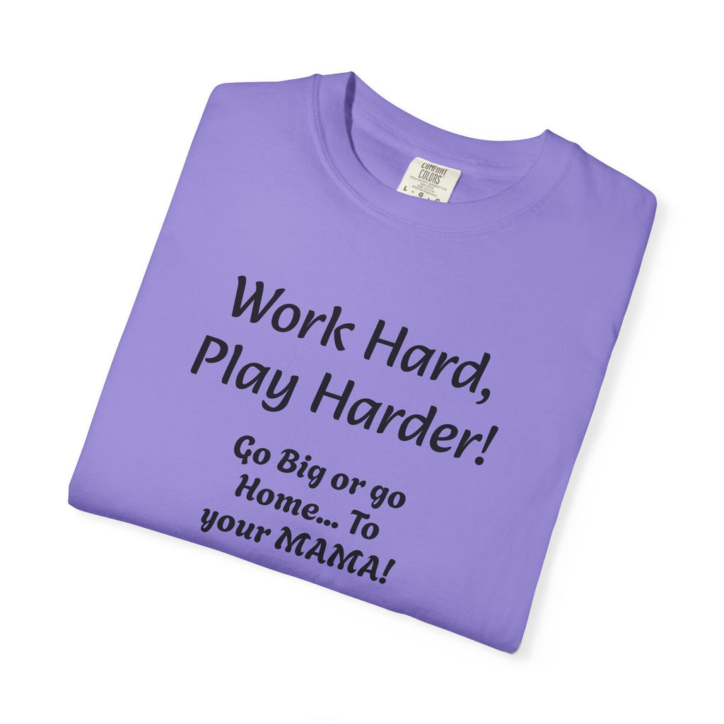 Work Hard Play Harder Truck T-Shirt — Blue Collar Built Graphic Tee