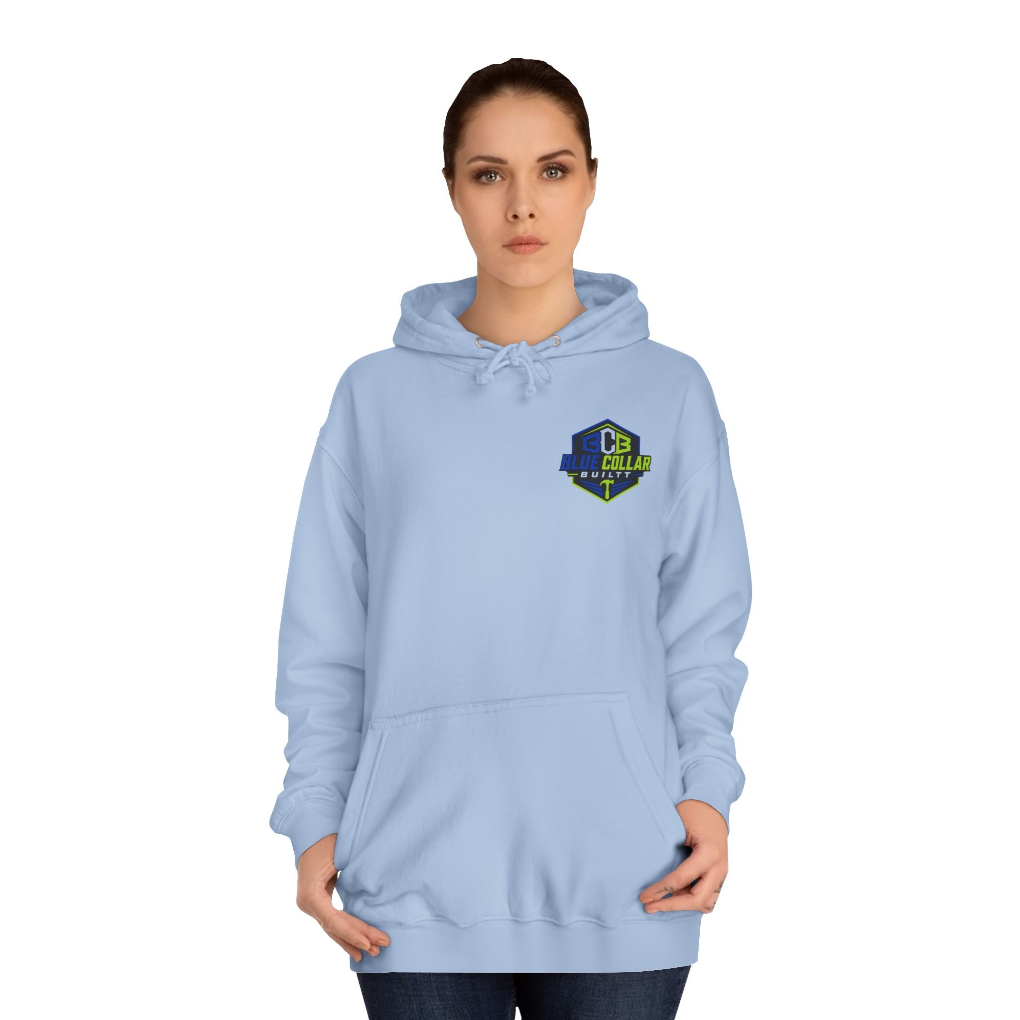 Unisex College Hoodie- Funny welder hoodie