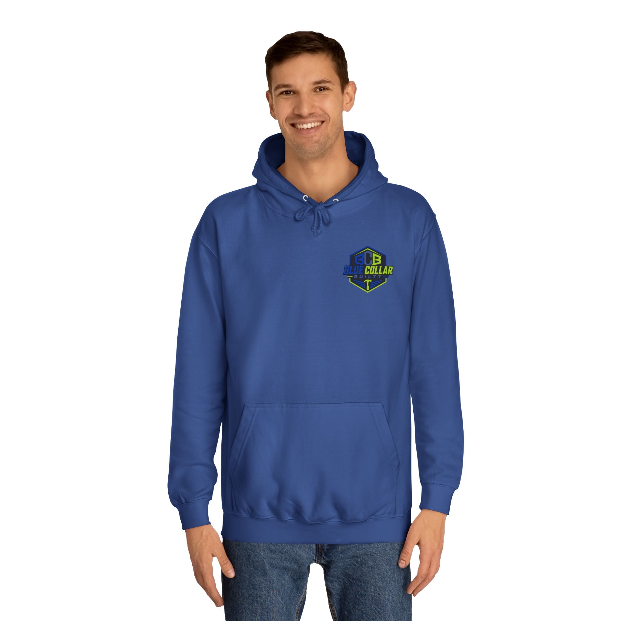 Unisex College Hoodie- Funny welder hoodie