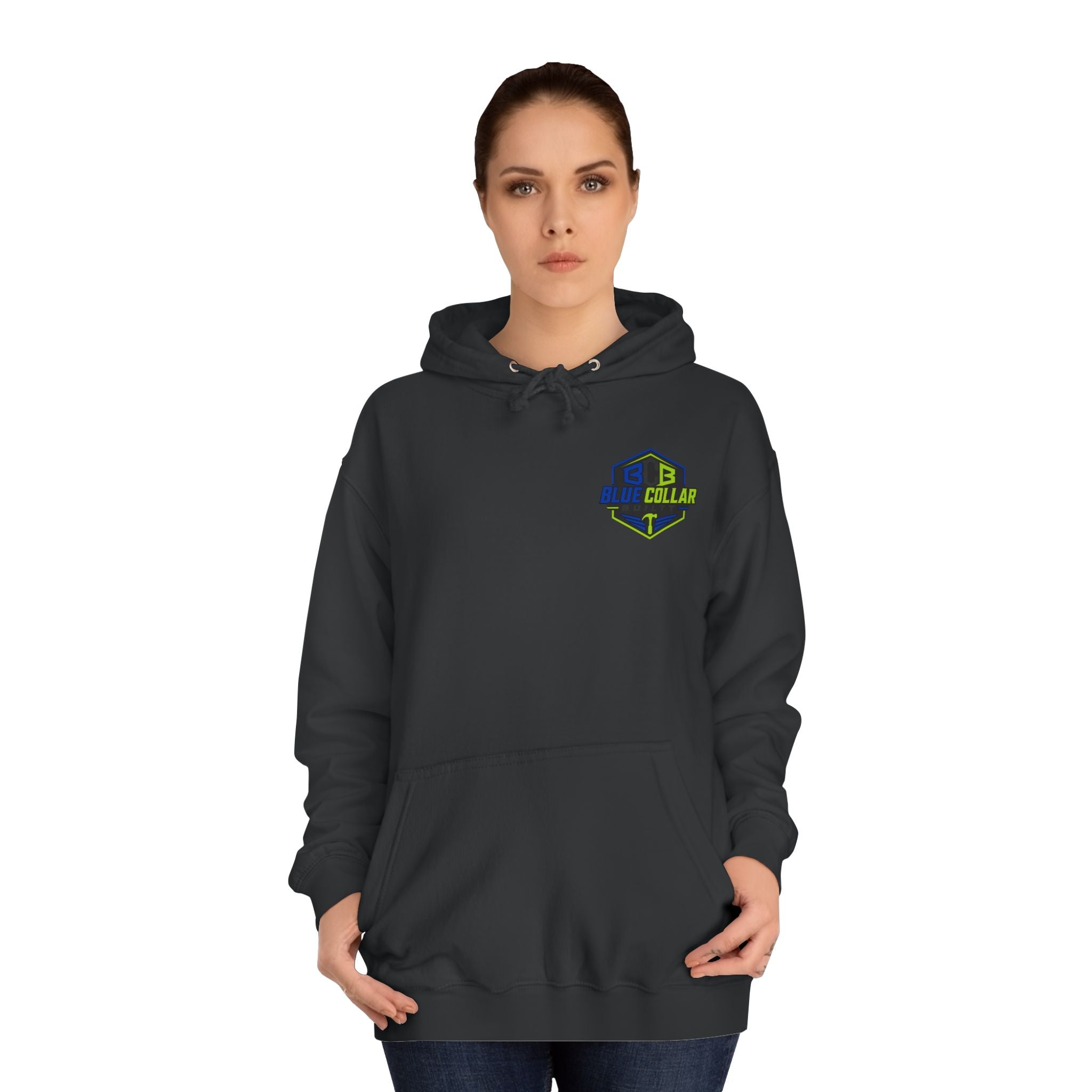 Unisex College Hoodie- Funny welder hoodie