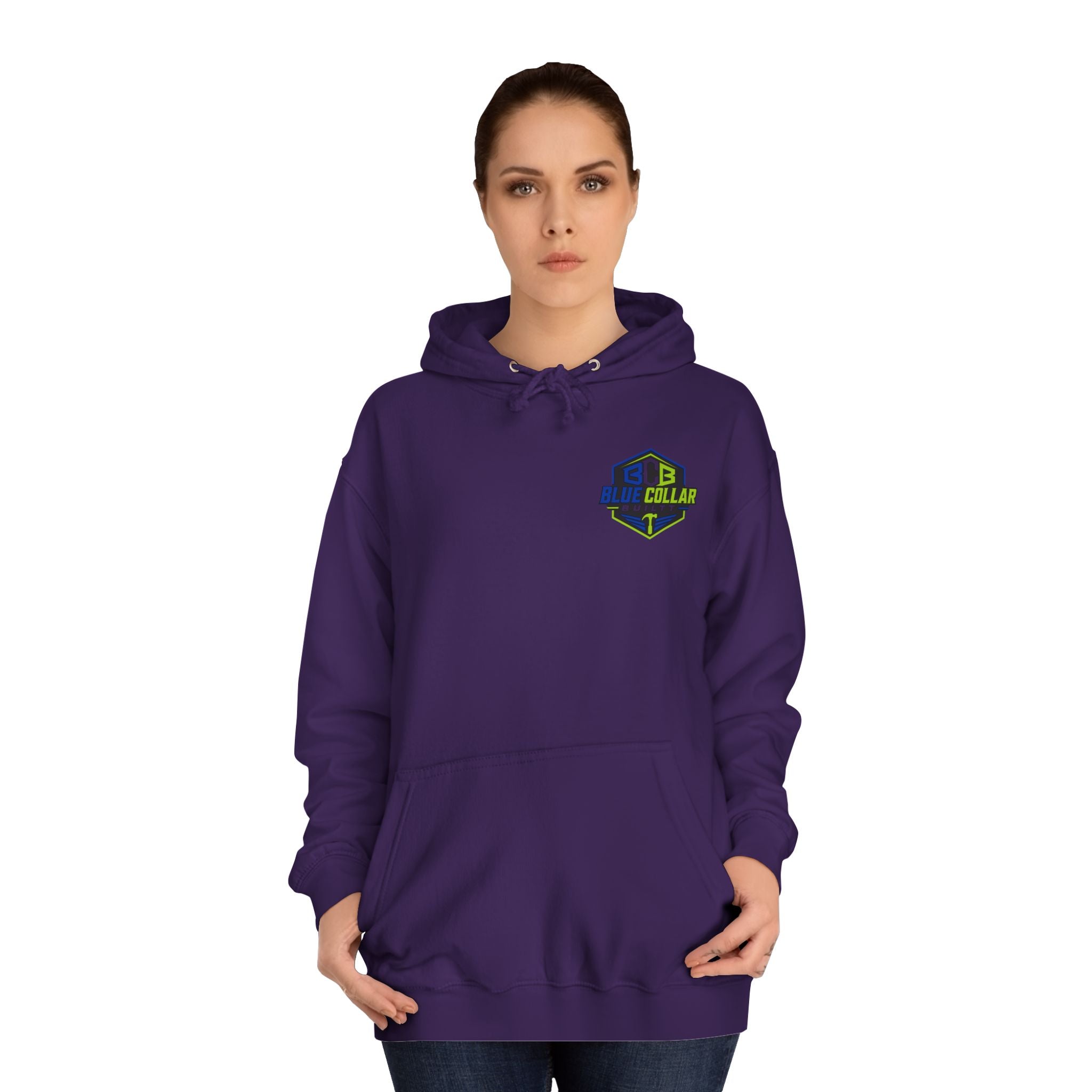 Unisex College Hoodie- Funny welder hoodie