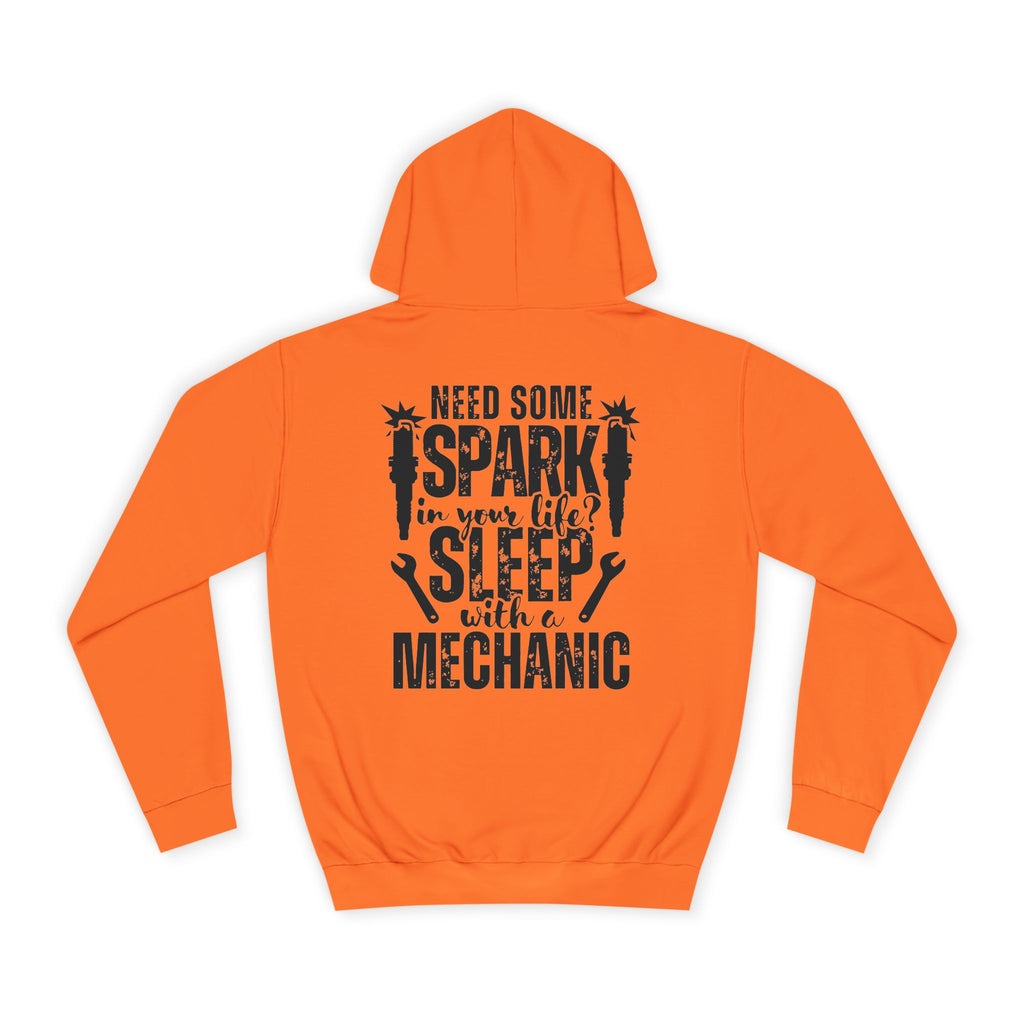 Mechanic Hoodie - "Need Some Spark" Funny Auto Technician Sweatshirt