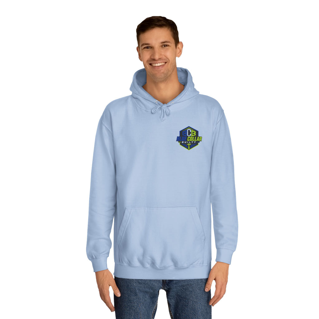 Unisex College Hoodie- Funny welder hoodie