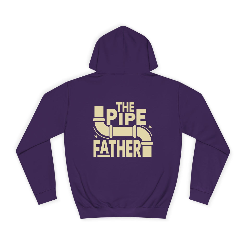 Hoodie — "The Pipe Father" College Logo Pullover