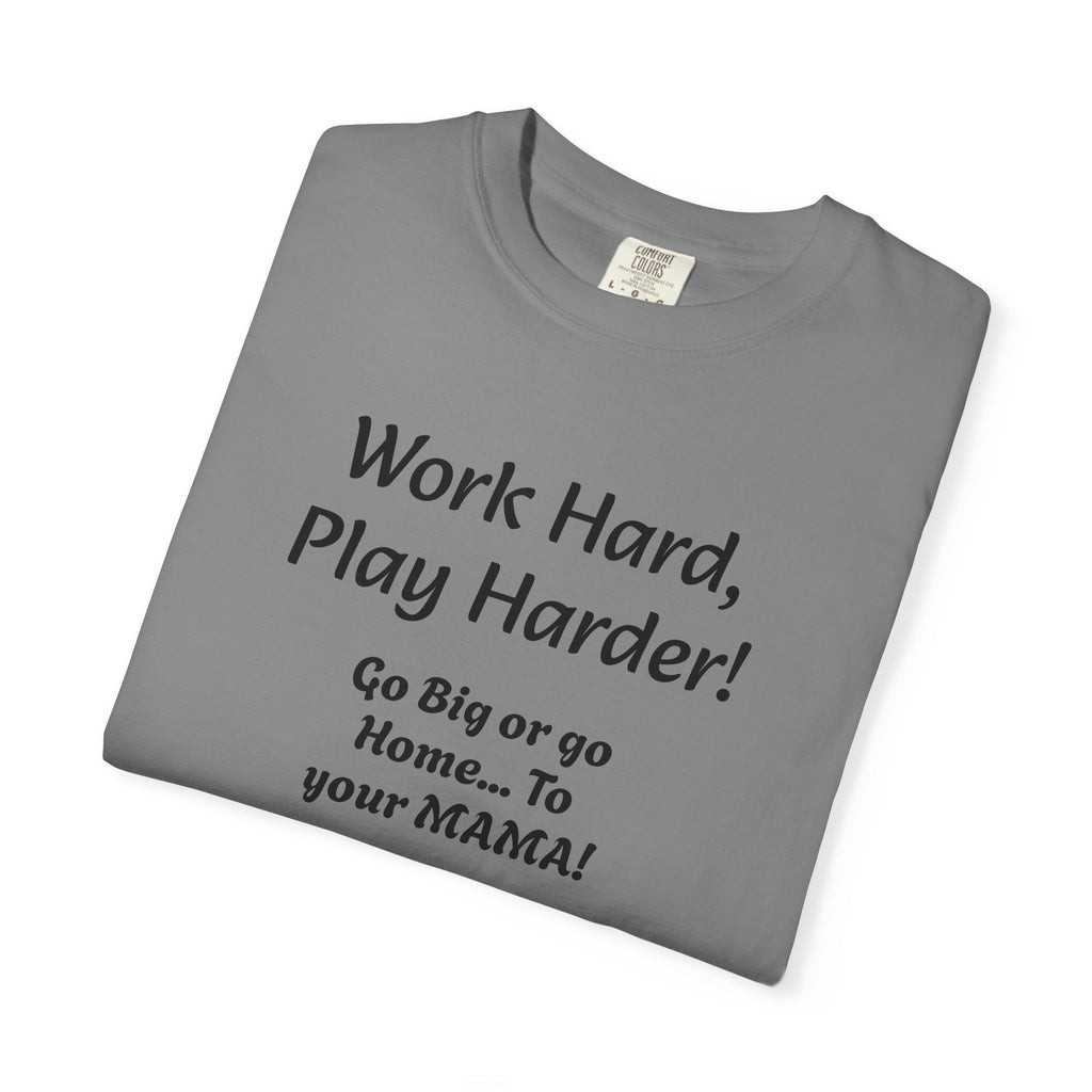 Work Hard Play Harder Truck T-Shirt — Blue Collar Built Graphic Tee