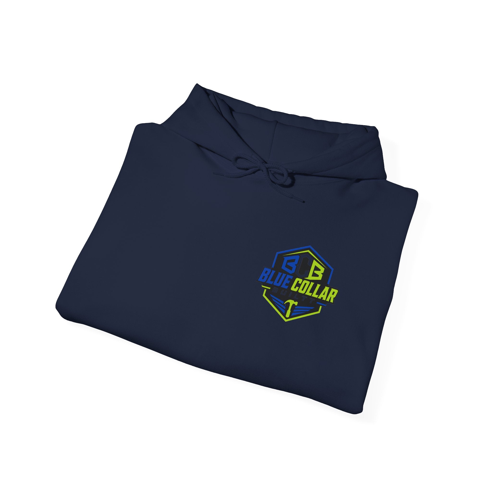 Back Off Blue Collar Hoodie - Proud Hardworking Family Worker Sweatshirt