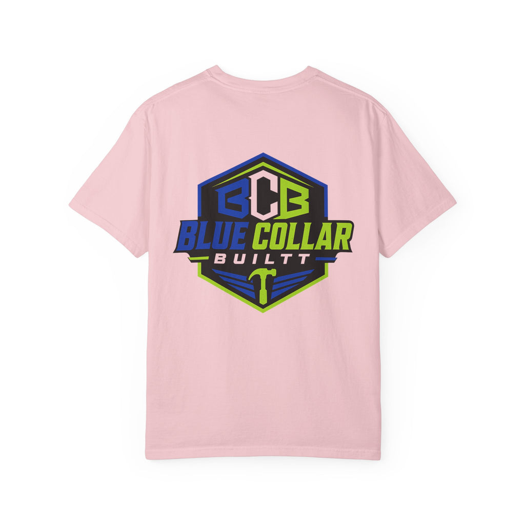 Blue Collar Built T-Shirt — "Protecting My Health By Getting The Job Done" Workwear Tee