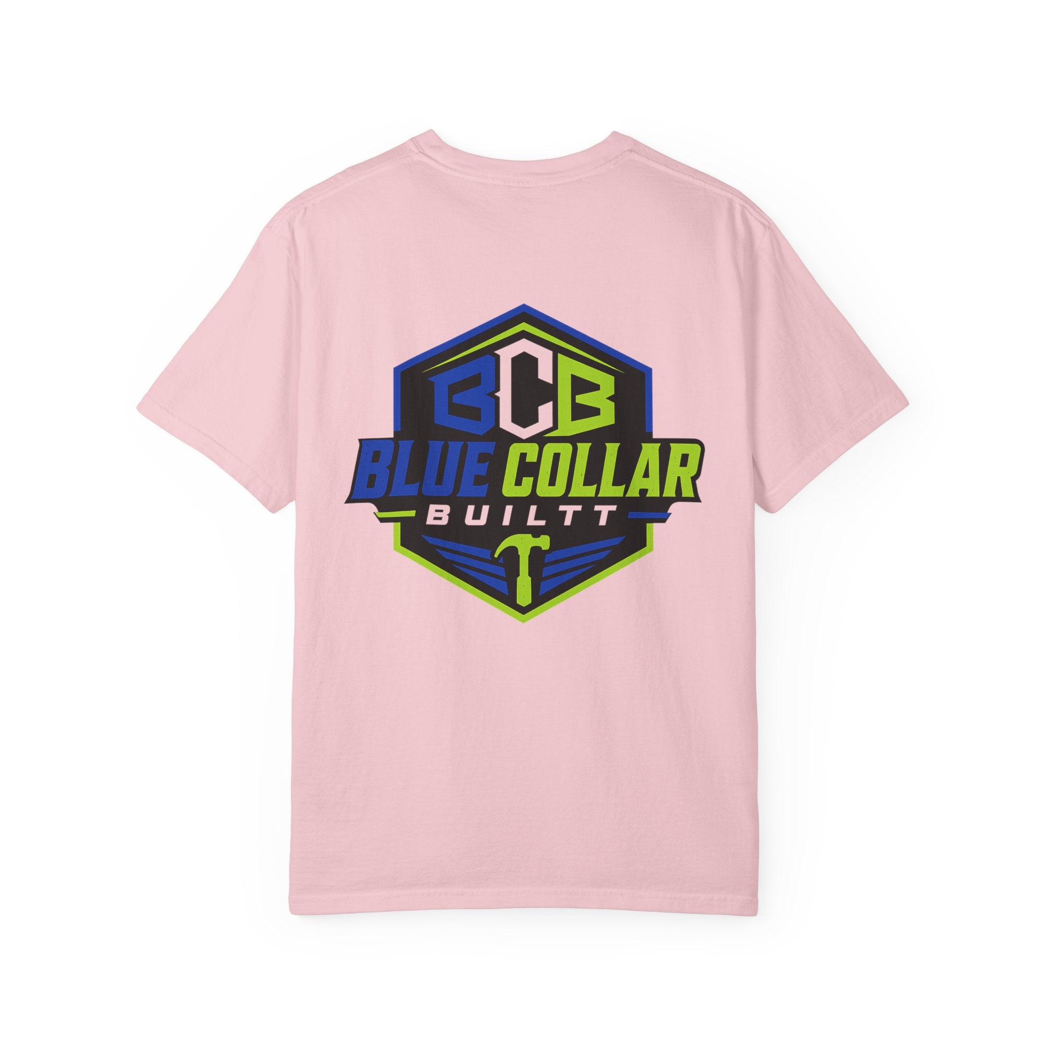 Blue Collar Built T-Shirt — "Protecting My Health By Getting The Job Done" Workwear Tee