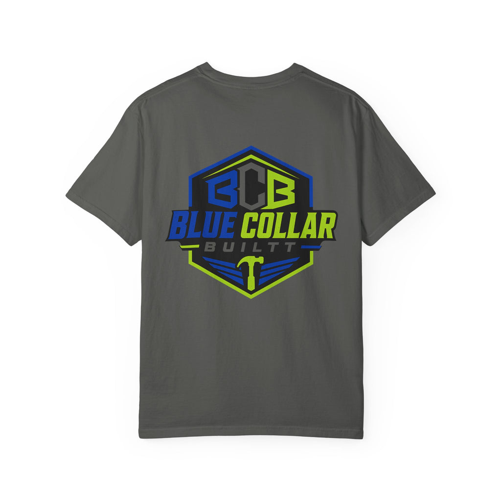 Blue Collar Built T-Shirt — "Protecting My Health By Getting The Job Done" Workwear Tee