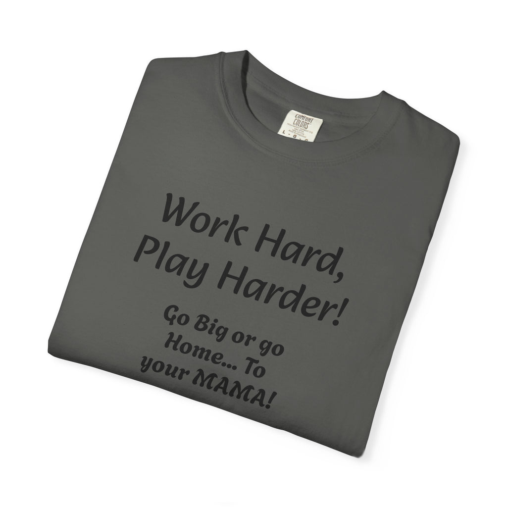 Work Hard Play Harder Truck T-Shirt — Blue Collar Built Graphic Tee