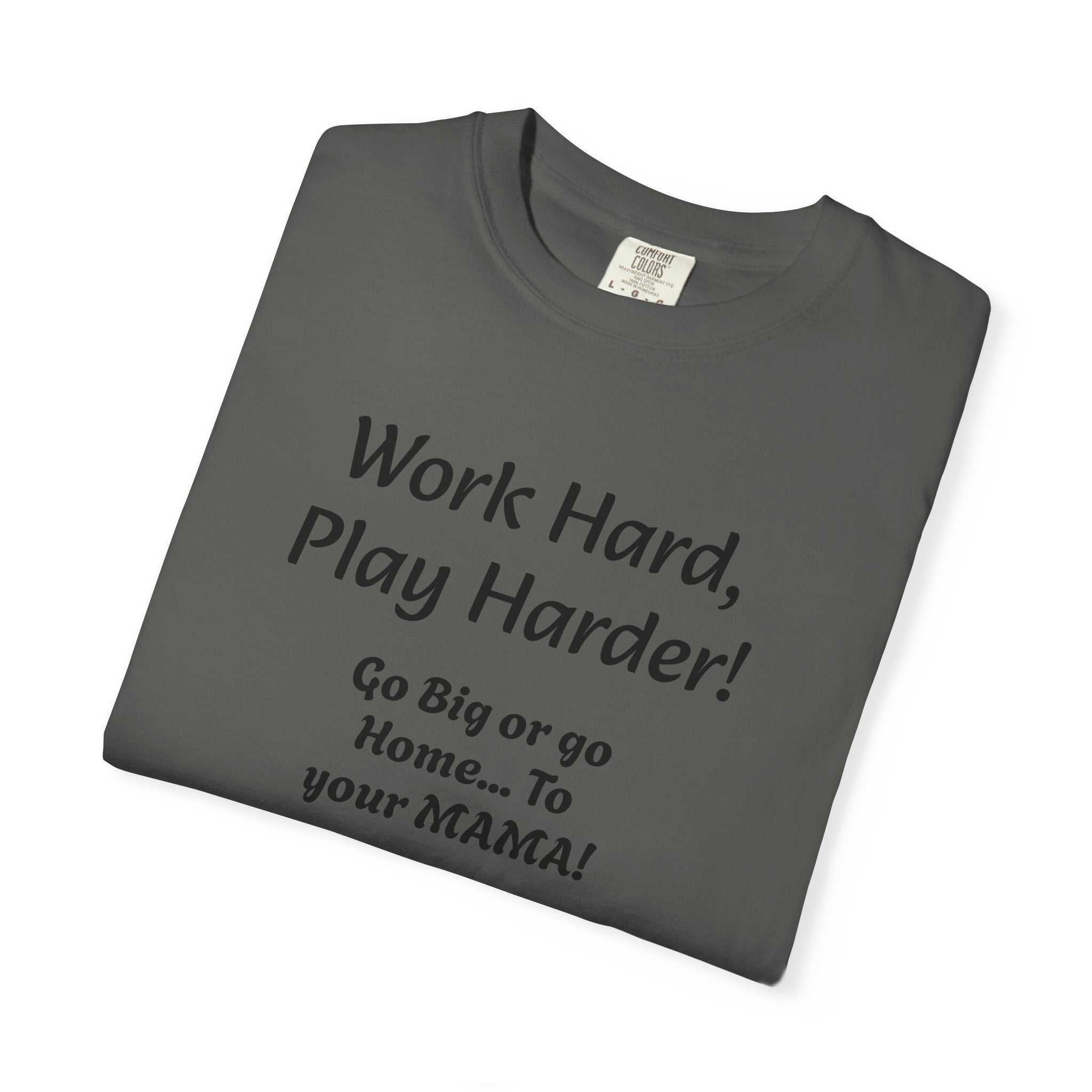 Work Hard Play Harder Truck T-Shirt — Blue Collar Built Graphic Tee