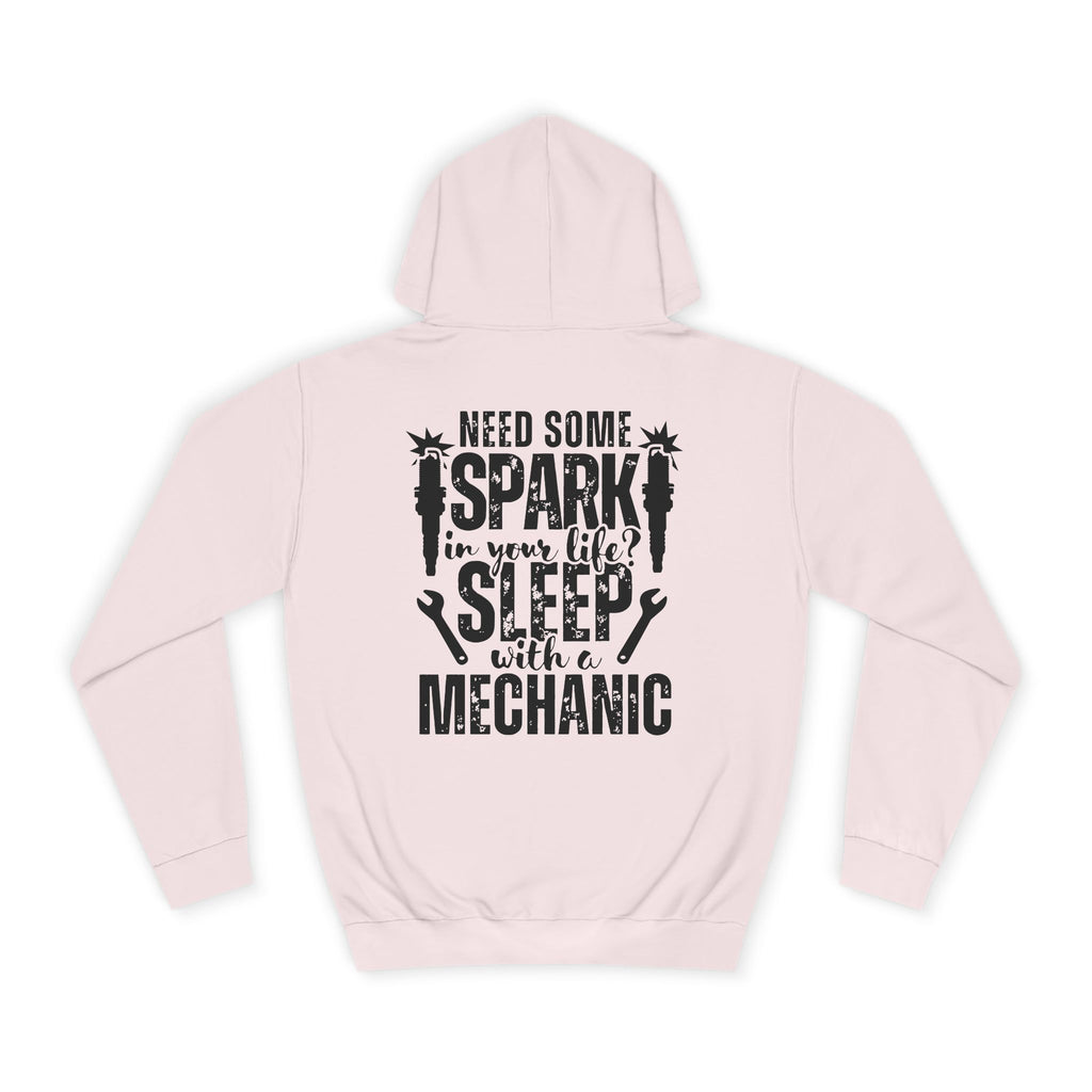 Mechanic Hoodie - "Need Some Spark" Funny Auto Technician Sweatshirt