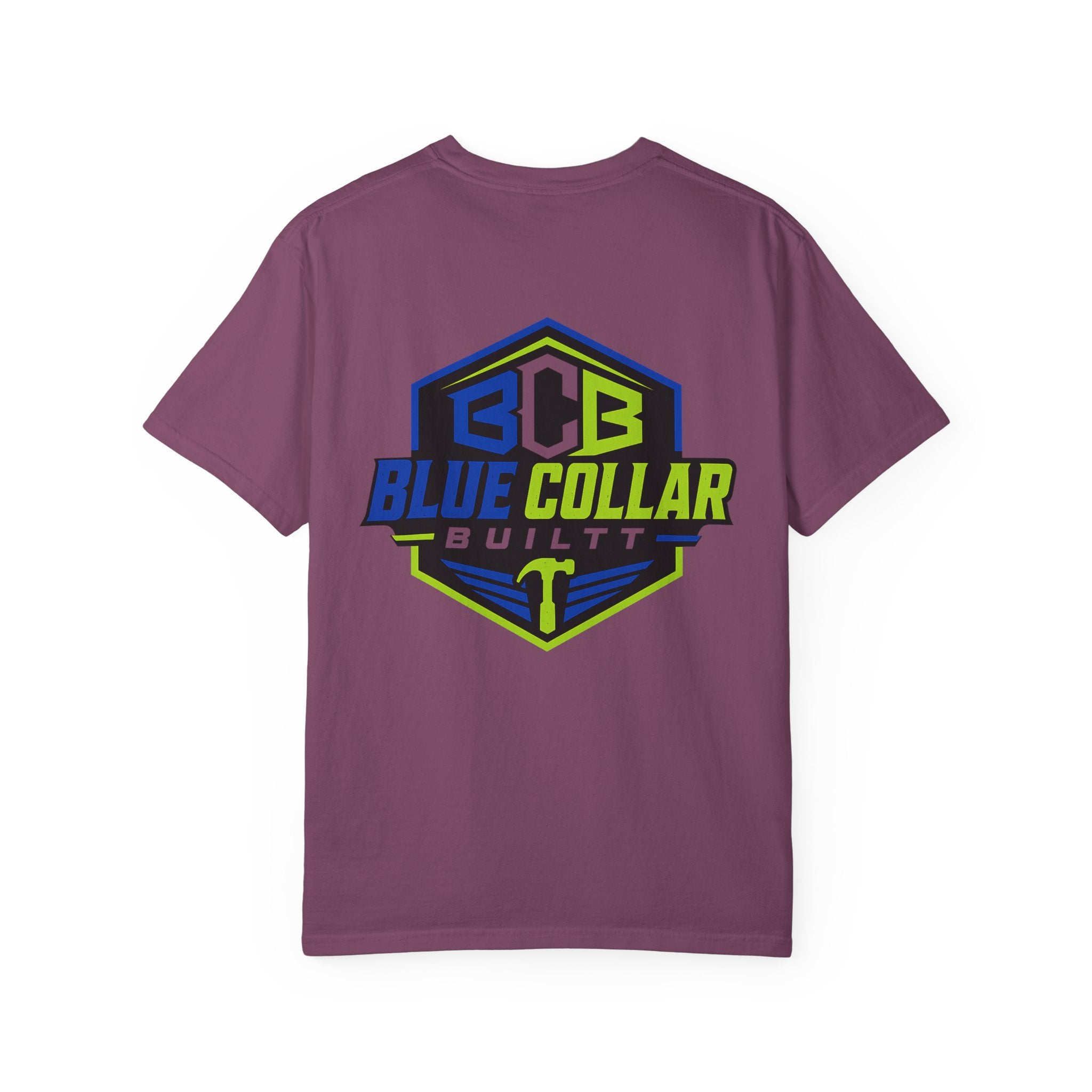Blue Collar Built T-Shirt — "Protecting My Health By Getting The Job Done" Workwear Tee