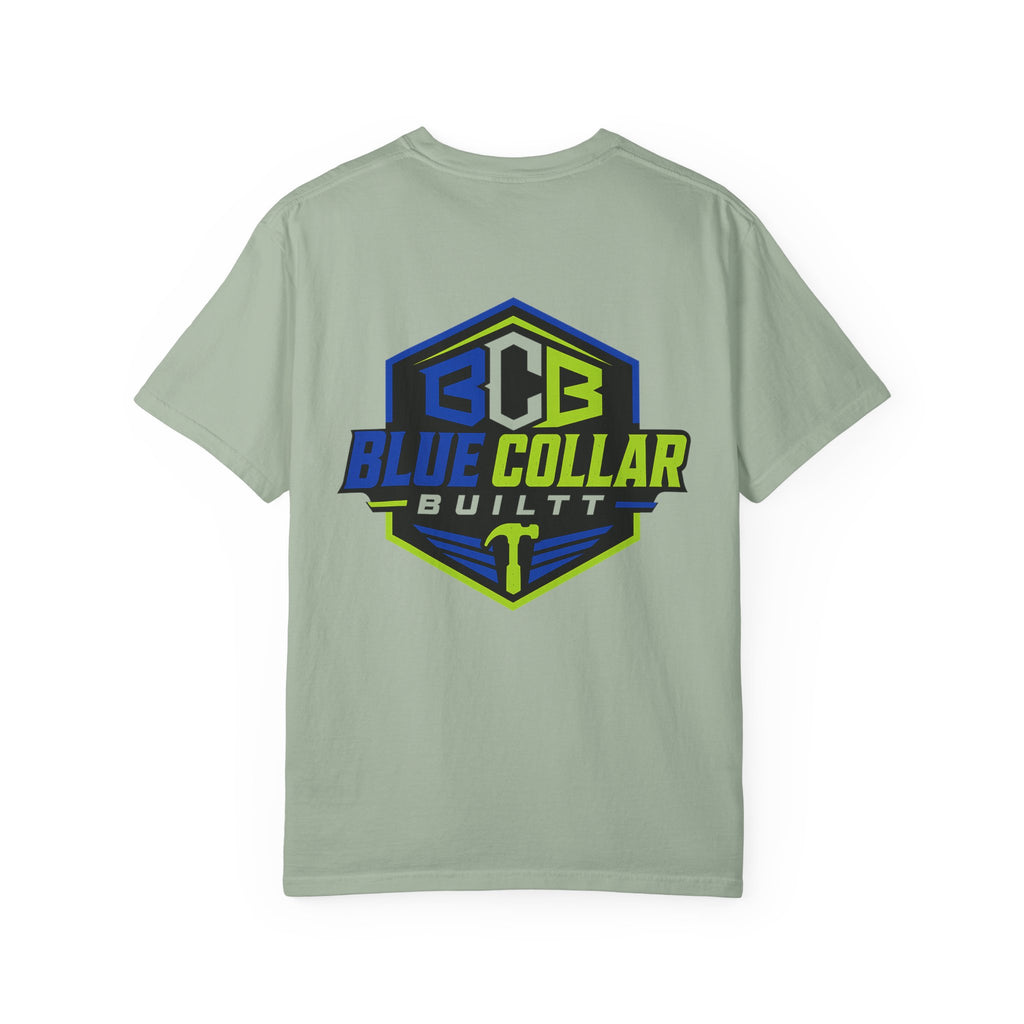 Blue Collar Built T-Shirt — "Protecting My Health By Getting The Job Done" Workwear Tee