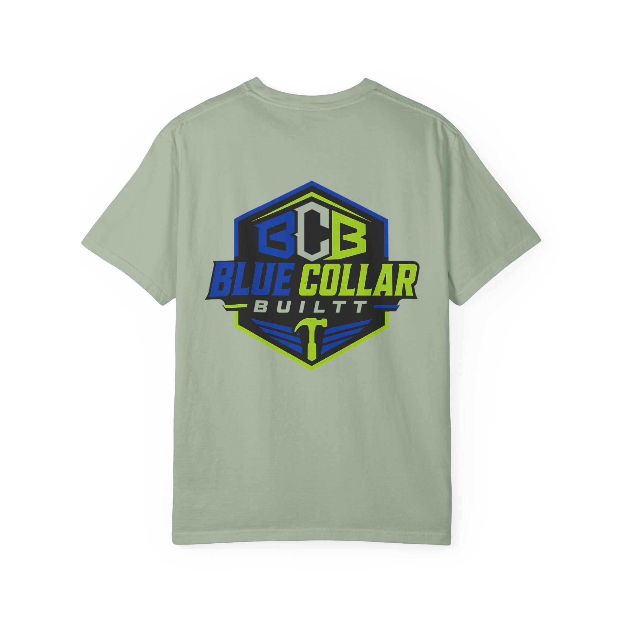 Blue Collar Built T-Shirt — "Protecting My Health By Getting The Job Done" Workwear Tee