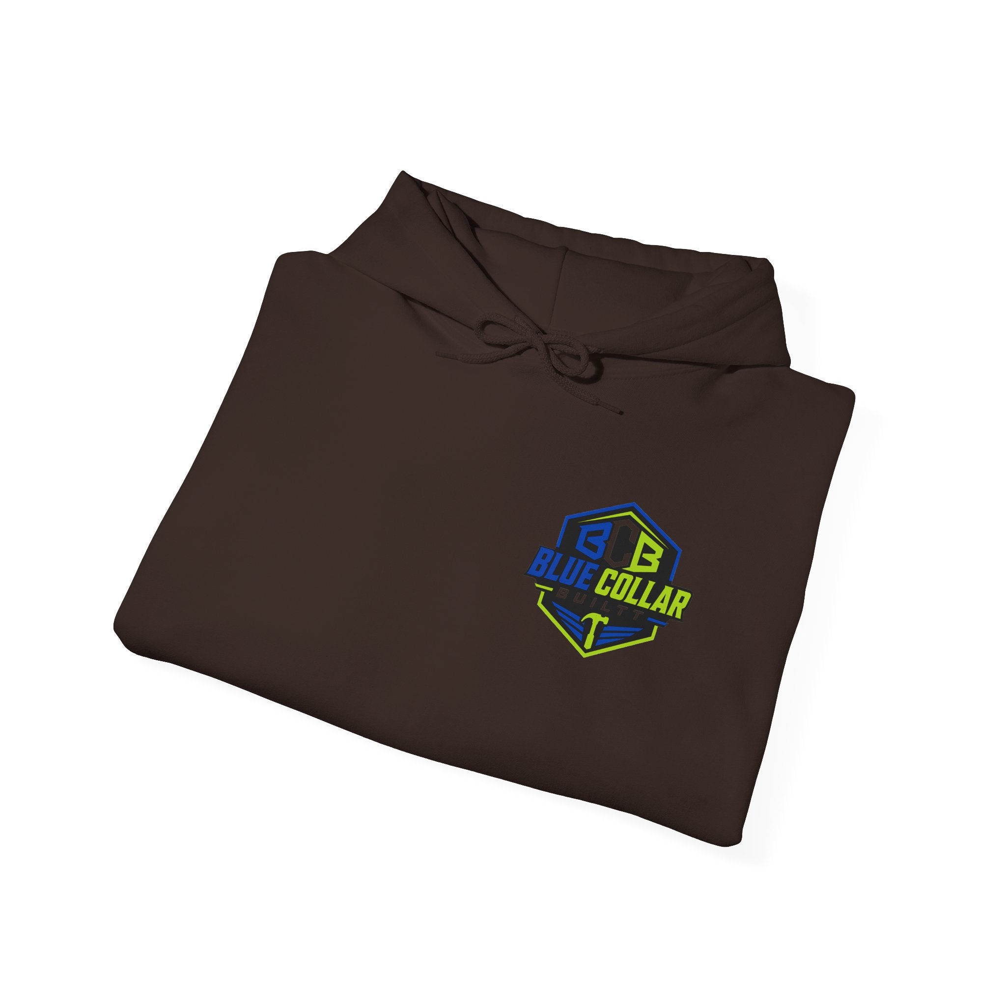 Back Off Blue Collar Hoodie - Proud Hardworking Family Worker Sweatshirt