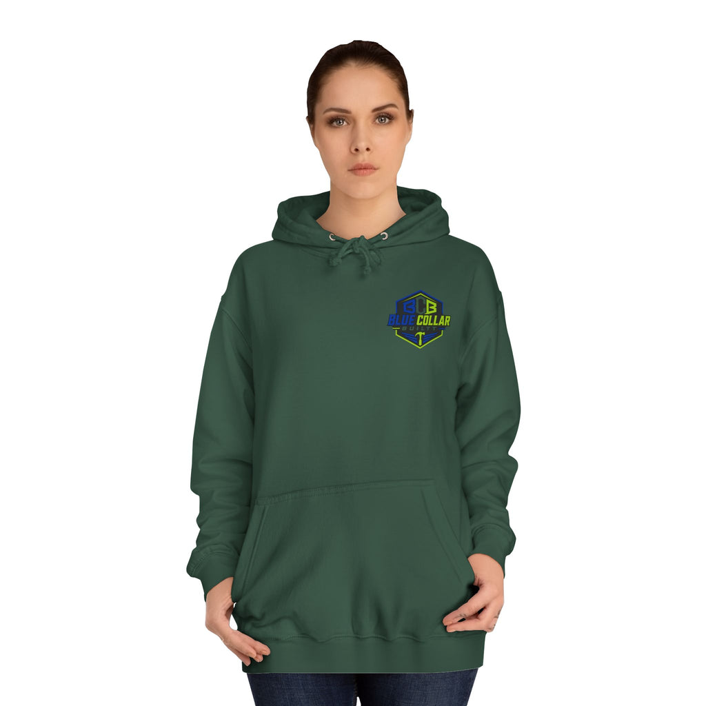 Plumber Flag Hoodie — Tradesman American Flag Plumbing Wrench Hoodie