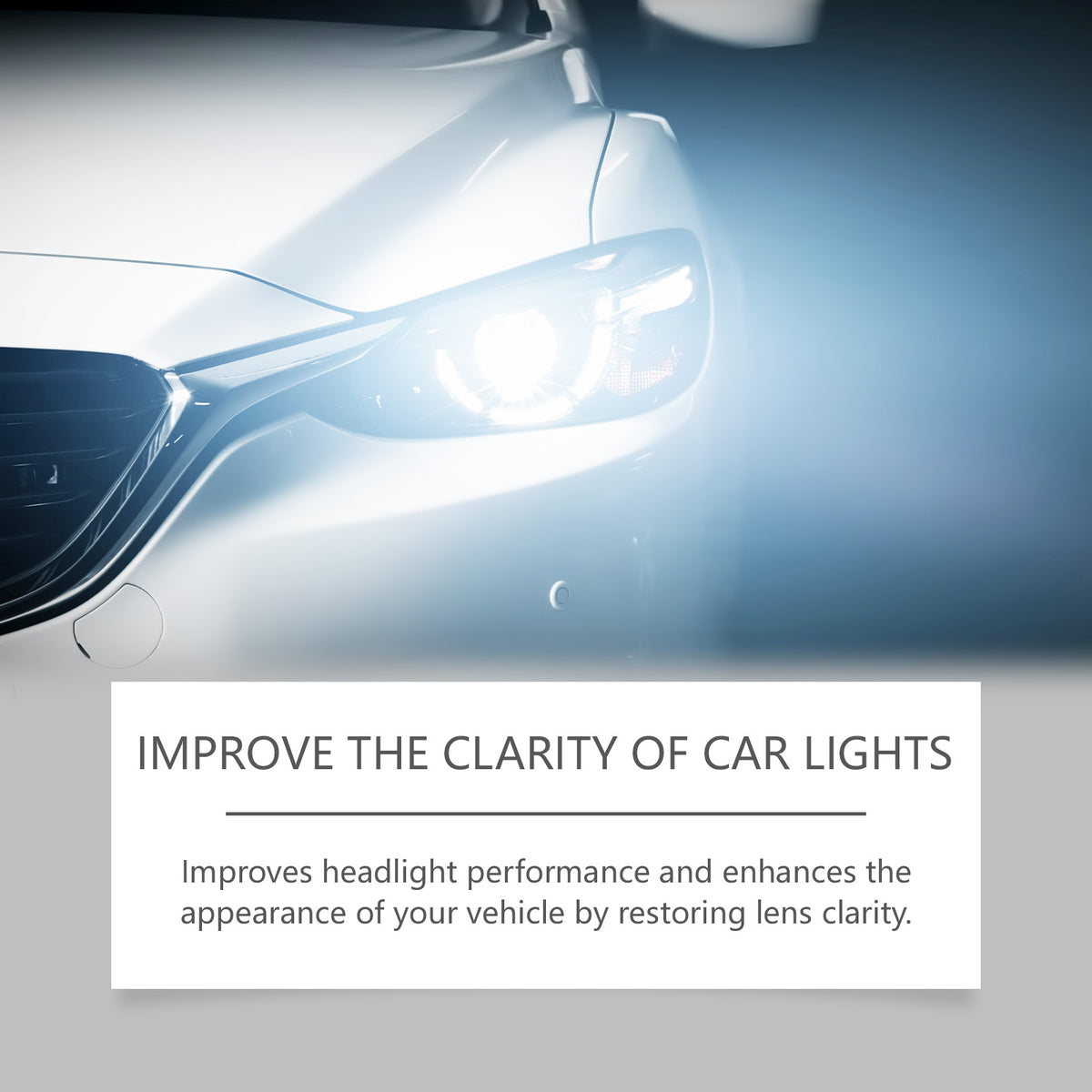 Homonth Car Headlight Repair Kit, Car Bright Retreading Agent, Light Scratch Yellow Retreading Crystal Plating Agent