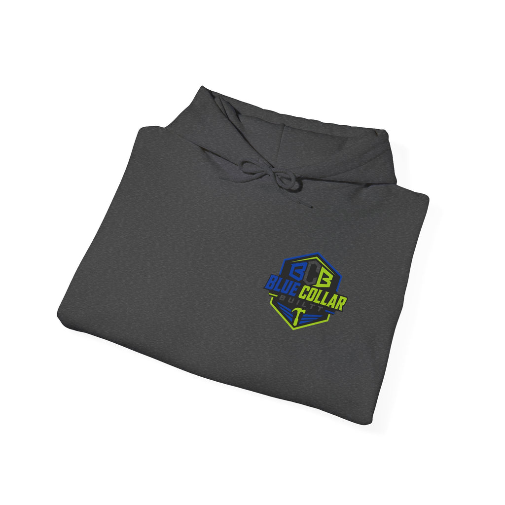Back Off Blue Collar Hoodie - Proud Hardworking Family Worker Sweatshirt
