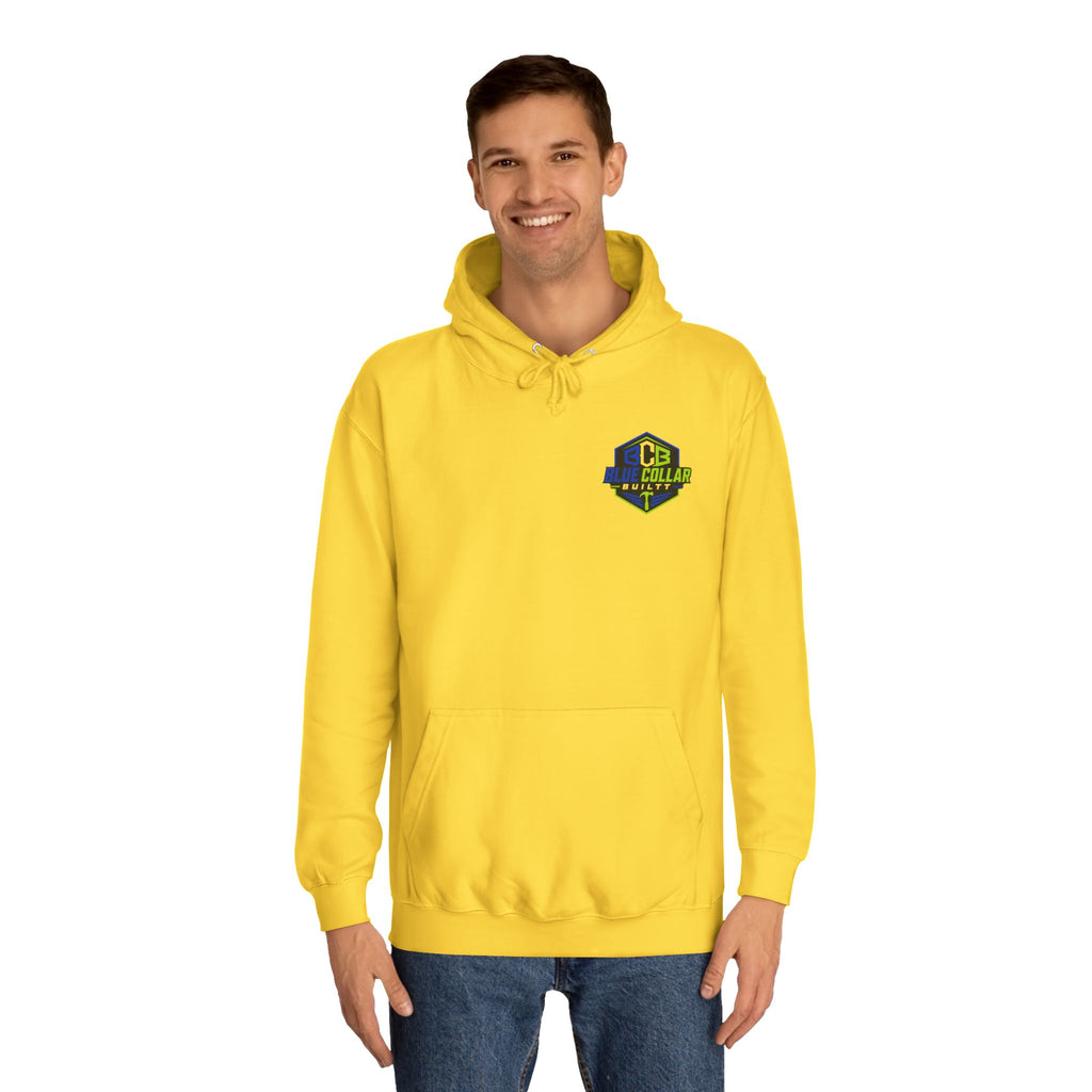 Unisex College Hoodie- Funny welder hoodie