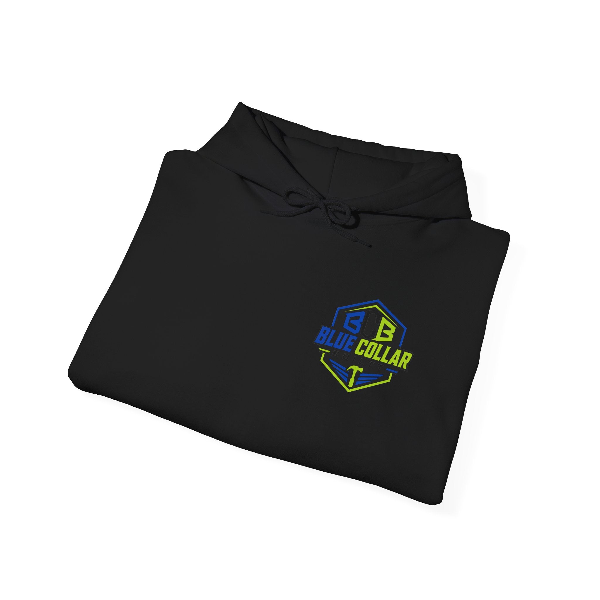 Back Off Blue Collar Hoodie - Proud Hardworking Family Worker Sweatshirt