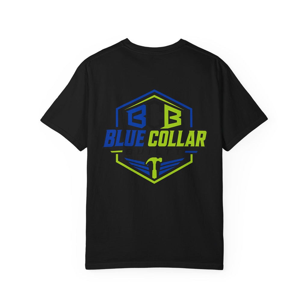 Blue Collar Built T-Shirt — "Protecting My Health By Getting The Job Done" Workwear Tee