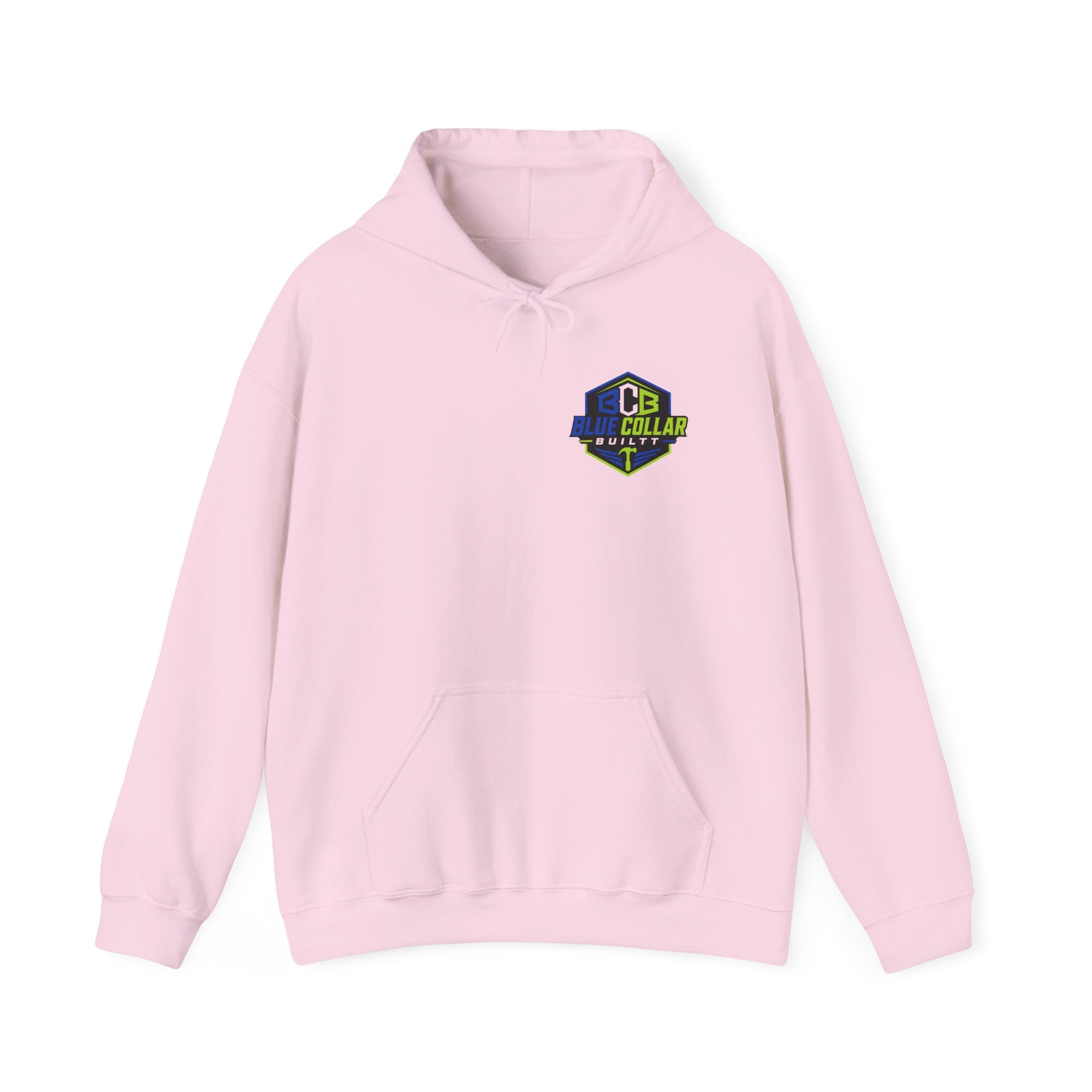 Back Off Blue Collar Hoodie - Proud Hardworking Family Worker Sweatshirt