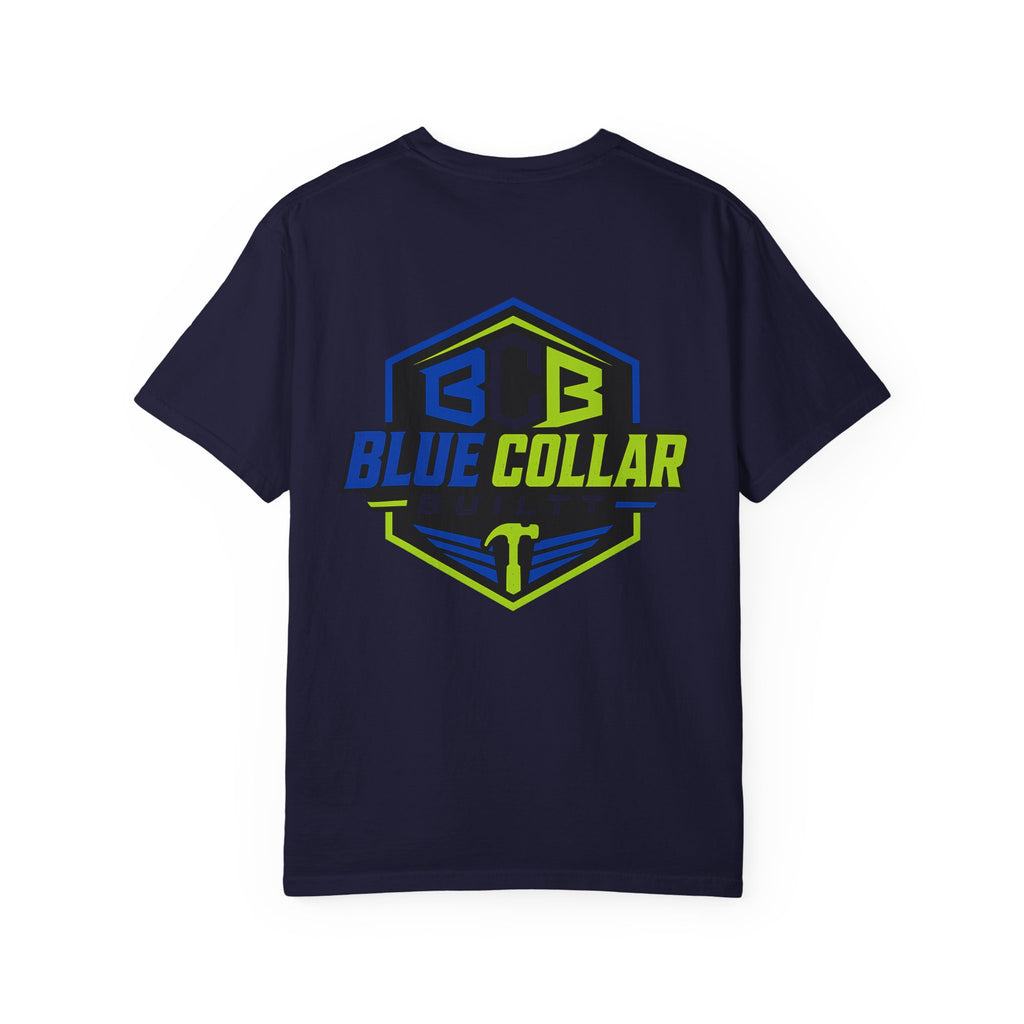 Blue Collar Built T-Shirt — "Protecting My Health By Getting The Job Done" Workwear Tee