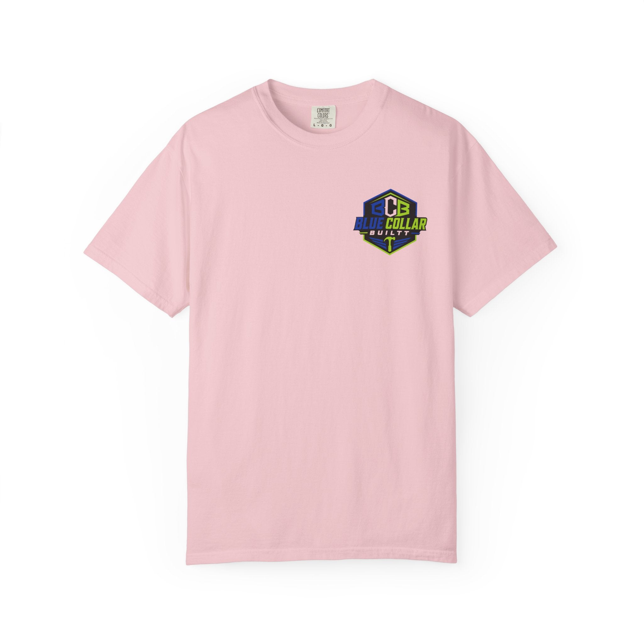 Blue Collar Dollar T-Shirt — "Livin' On That Blue Collar Dollar" Skull & Hard Hat Workwear Tee