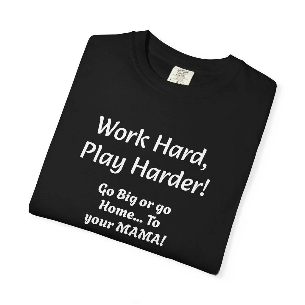 Work Hard Play Harder Truck T-Shirt — Blue Collar Built Graphic Tee