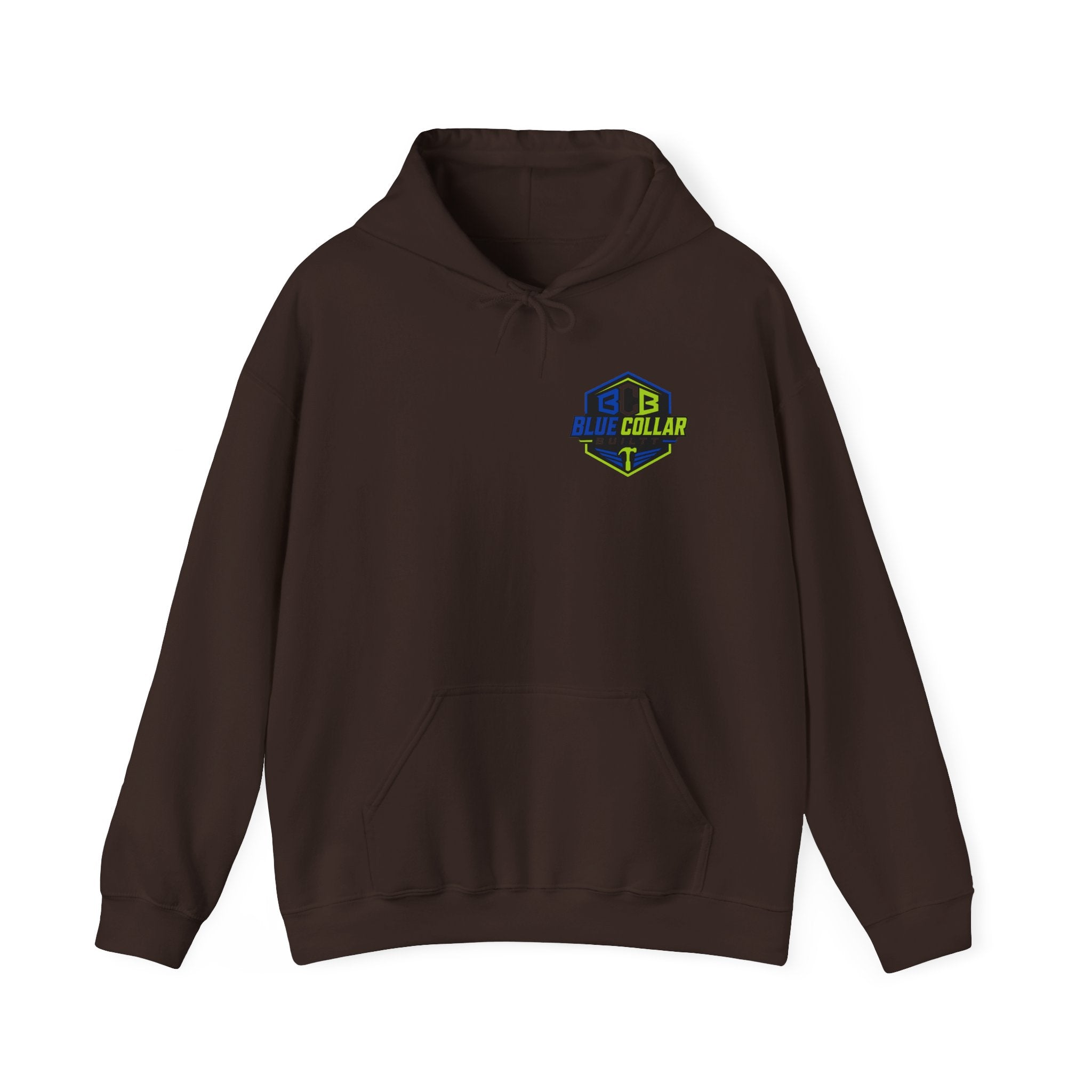 Back Off Blue Collar Hoodie - Proud Hardworking Family Worker Sweatshirt